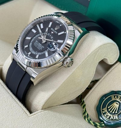 Rolex Sky-dweller 336239 Oysterflex Black Dial New 2023