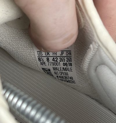 Yeezy Boost 350 2 Cream White Sneakers y0398