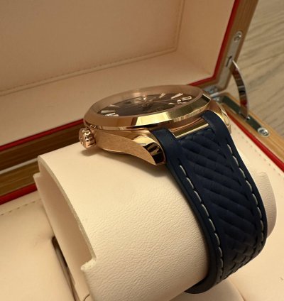 Omega Seamaster Aqua Terra Master Chronometer 2022 Omega Aqua Terra Sedna Gold Full Set Caseback Sticker