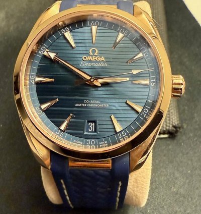 Omega Seamaster Aqua Terra Master Chronometer Rose Golden Omega Seamaster Aqua Terra Master Chronometer