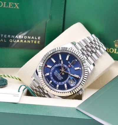 Rolex Sky-dweller 336934 Blue Dial Jubilee Unworn 2025