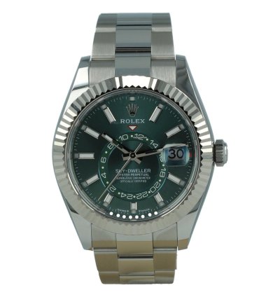 Rolex Sky-dweller 336934 Green Dial Like New 2024