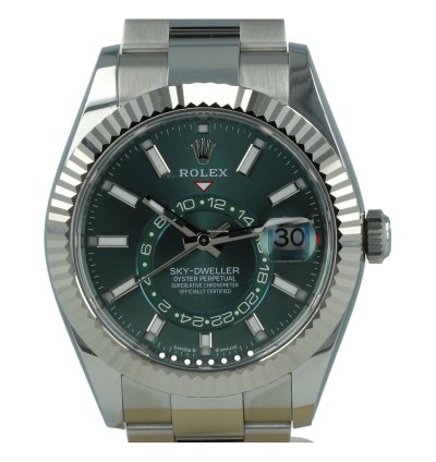 Rolex Sky-dweller 336934 Green Dial Like New 2024