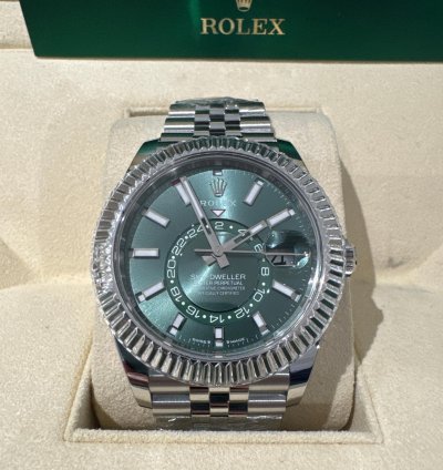 Rolex Sky-dweller 336934 Green Jubilee Stainless Steel