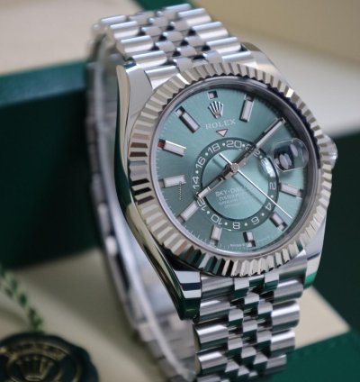 Rolex Sky-dweller 336934 Green Mint Dial Jubilee - New 2024