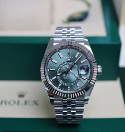 Rolex Sky-dweller 336934 Green Mint Dial Jubilee - New 2024