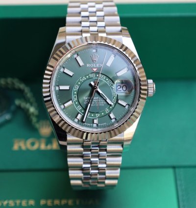 Rolex Sky-dweller 336934 Green Mint Jubilee - New 2025