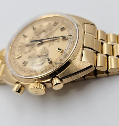Omega Seamaster Chrono 18k Gold Top Condition 321