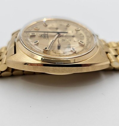 Omega Seamaster Chrono 18k Gold Top Condition 321