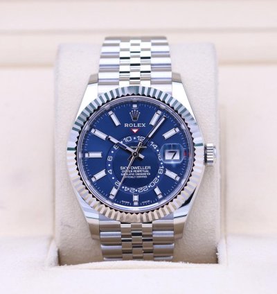 Rolex Sky-dweller 336934 Jubilee Blau 2024 Neu Full Set