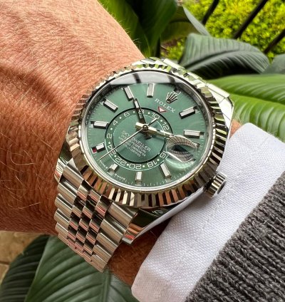 Rolex Sky-dweller 336934 Mint Green Jubilee