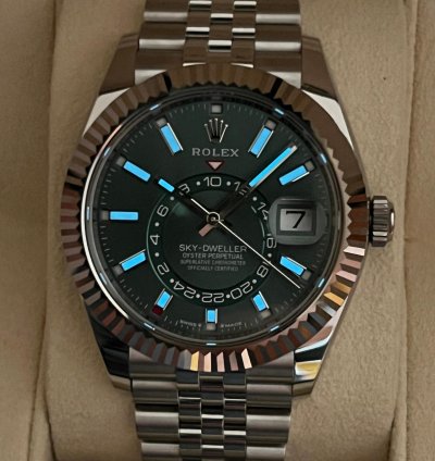 Rolex Sky-dweller 336934 Mint Green Jubilee