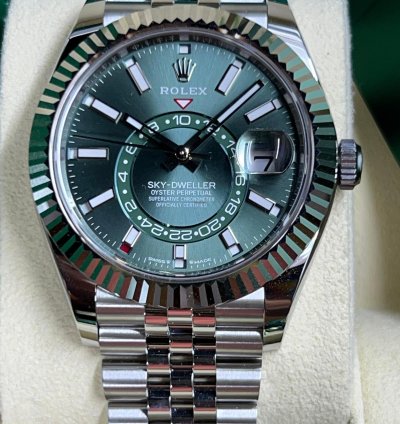 Rolex Sky-dweller 336934 Mint Green Jubilee
