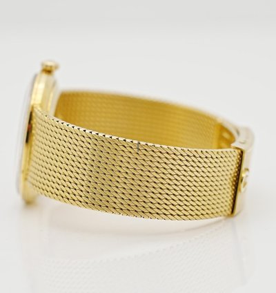 Omega Seamaster Deville De Ville 18k Gelbgold 35mm New Service