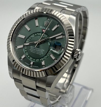 Rolex Sky-dweller 336934 Stainless Steel Green Dial 2024