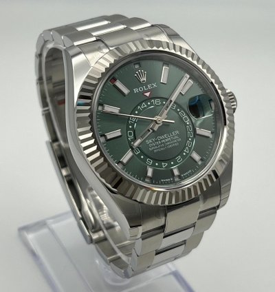 Rolex Sky-dweller 336934 Stainless Steel Green Dial 2024
