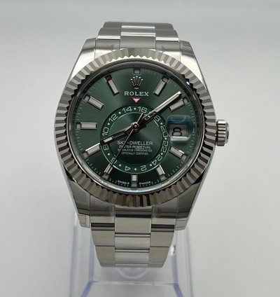 Rolex Sky-dweller 336934 Stainless Steel Green Dial 2024