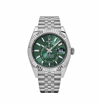 Rolex Sky-dweller 336934 Stainless Steel Green Dial Jubilee 2025