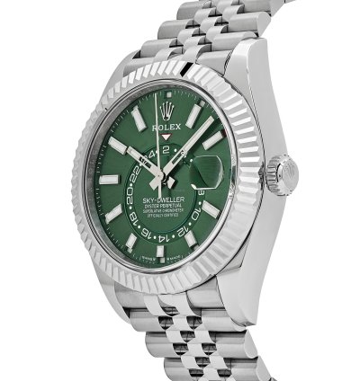 Rolex Sky-dweller 336934 Stainless Steel Green Dial Jubilee 2025