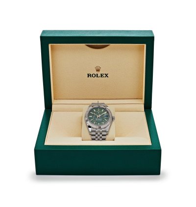Rolex Sky-dweller 336934 Stainless Steel Green Dial Jubilee 2025