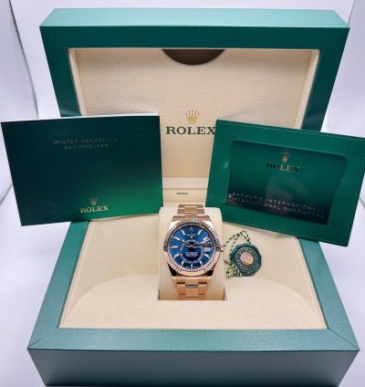 Rolex Sky-dweller 336935 Bleu Dial 02-2025 New