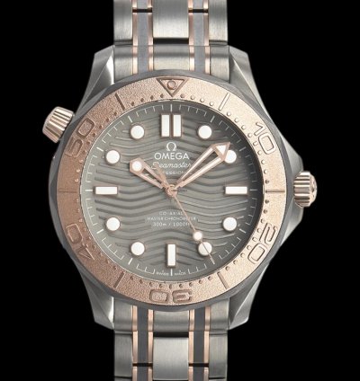 Omega Seamaster Diver 300 25th Anniversary 300m Titanium Rose Gold Limited