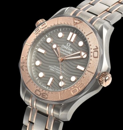 Omega Seamaster Diver 300 25th Anniversary 300m Titanium Rose Gold Limited