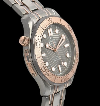 Omega Seamaster Diver 300 25th Anniversary 300m Titanium Rose Gold Limited