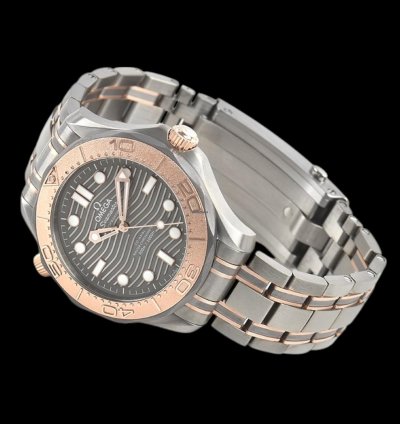 Omega Seamaster Diver 300 25th Anniversary 300m Titanium Rose Gold Limited
