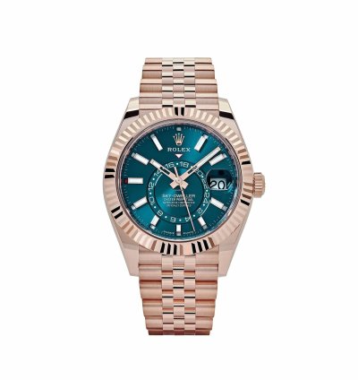 Rolex Sky-dweller 336935 Everose Gold Blue Dial Jubilee