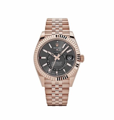 Rolex Sky-dweller 336935 Everose Gold Slate Dial Jubilee
