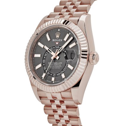 Rolex Sky-dweller 336935 Everose Gold Slate Dial Jubilee