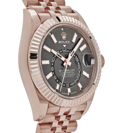 Rolex Sky-dweller 336935 Everose Gold Slate Dial Jubilee