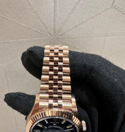 Rolex Sky-dweller 336935 Jubilee Band Rose Gold With Blue Green Dial