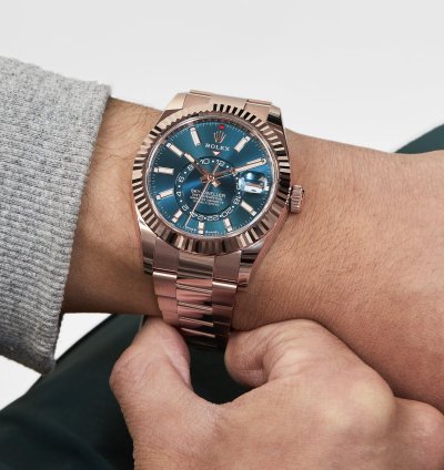 Rolex Sky-dweller 336935 Rose Gold Blue Dial