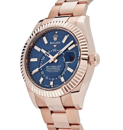Rolex Sky-dweller 336935 Rose Gold Blue Dial