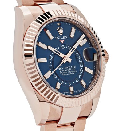 Rolex Sky-dweller 336935 Rose Gold Blue Dial