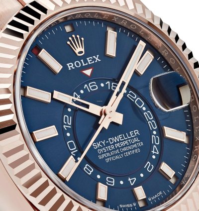 Rolex Sky-dweller 336935 Rose Gold Blue Dial
