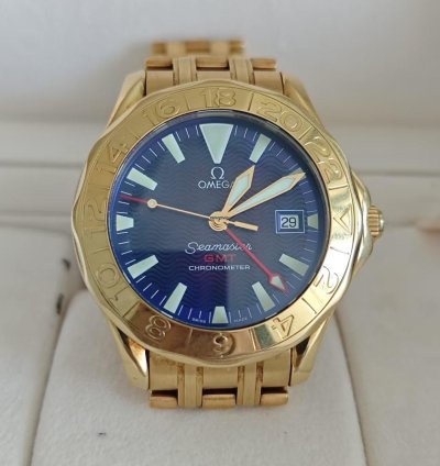 Omega Seamaster Diver 300 Gmt Full Gold Omega Watch