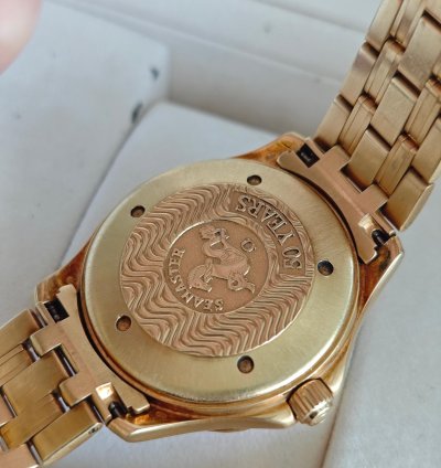 Omega Seamaster Diver 300 Gmt Full Gold Omega Watch