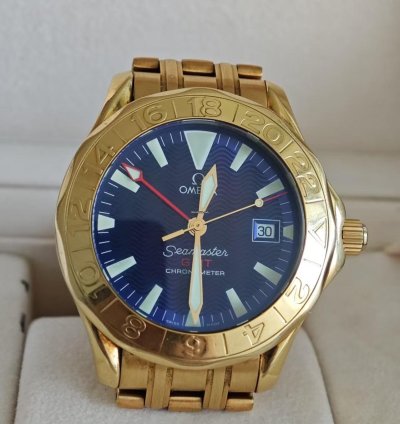 Omega Seamaster Diver 300 Gmt Full Gold Omega Watch