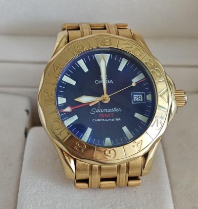Omega Seamaster Diver 300 Gmt Full Gold Omega Watch