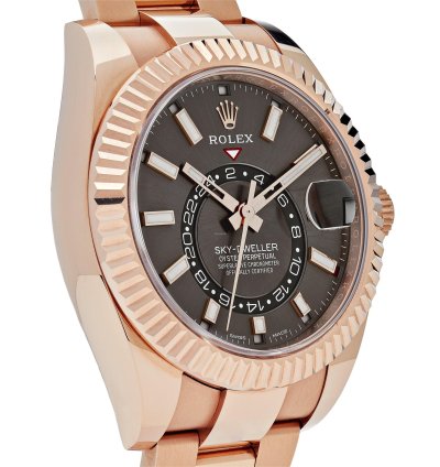 Rolex Sky-dweller 336935 Rose Gold Rhodium Slate Grey Dial 2024