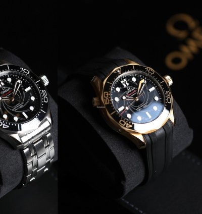 Omega Seamaster Diver 300 James Bond Two-watch Set 50th Anniversary Limited Edition Of 257