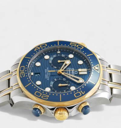 Omega Seamaster Diver 300 Master Co-axial 210 20 44 51 03 001 Steel Gold 44 Box Papers