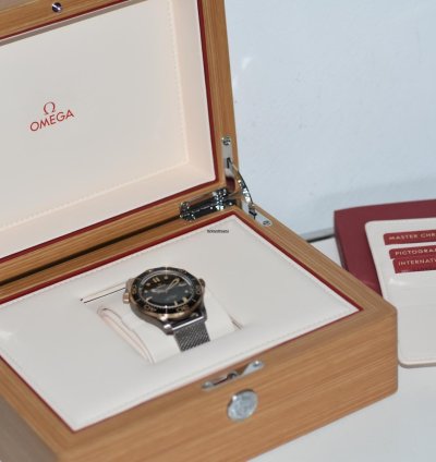 Omega Seamaster Diver 300 Professional 300 21090422010001 Titanium Bronze Gold