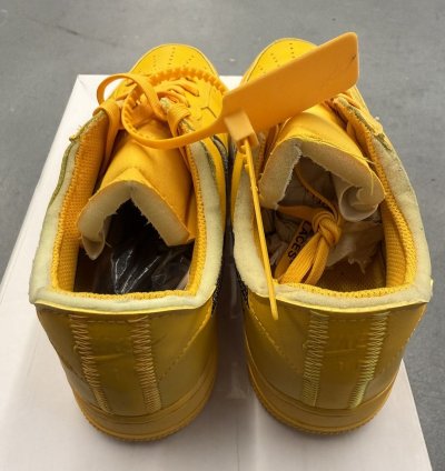 2022 Nike Air Force 1 Low Off-white Ica University Gold