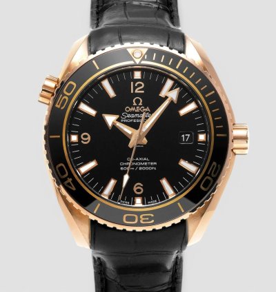 Omega Seamaster Planet Ocean 18k Rose Gold 46mm