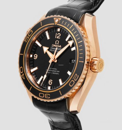 Omega Seamaster Planet Ocean 18k Rose Gold 46mm