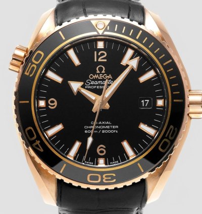 Omega Seamaster Planet Ocean 18k Rose Gold 46mm